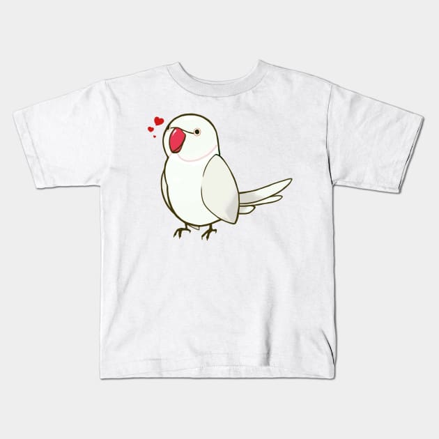 Ringneck Parakeet 4 Kids T-Shirt by Shemii